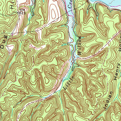 United States Geological Survey Campbellsville, KY (1970, 24000-Scale) digital map