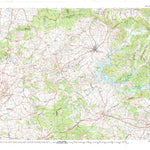 United States Geological Survey Campbellsville, KY (1986, 100000-Scale) digital map