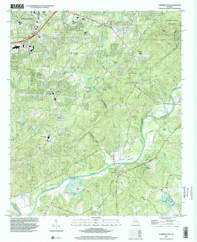 United States Geological Survey Campbellton, GA (1999, 24000-Scale) digital map