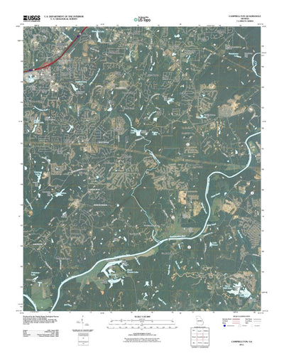 United States Geological Survey Campbellton, GA (2011, 24000-Scale) digital map
