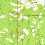 United States Geological Survey Campfire Lake, MT (1972, 24000-Scale) digital map