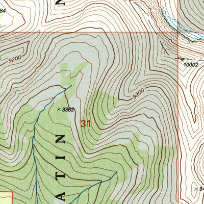 United States Geological Survey Campfire Lake, MT (2000, 24000-Scale) digital map