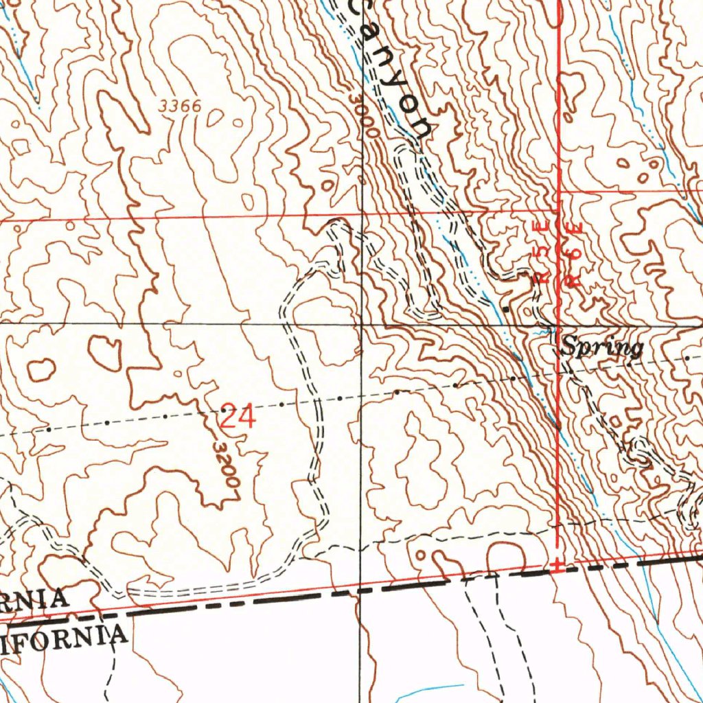 Campo, CA (1996, 24000-Scale) Map by United States Geological Survey ...