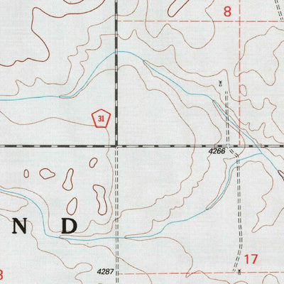 United States Geological Survey Campo NE, CO (1996, 24000-Scale) digital map