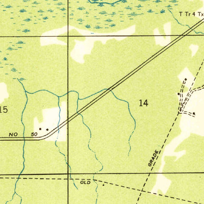 United States Geological Survey Campti, LA (1937, 31680-Scale) digital map