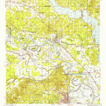 United States Geological Survey Campti, LA (1944, 62500-Scale) digital map