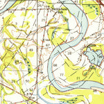 United States Geological Survey Campti, LA (1944, 62500-Scale) digital map