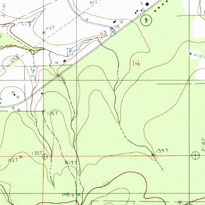 United States Geological Survey Campti, LA (1983, 24000-Scale) digital map
