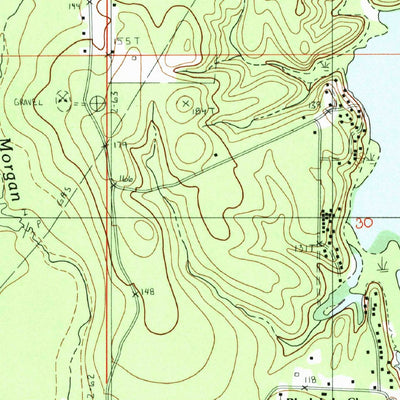 United States Geological Survey Campti, LA (1983, 24000-Scale) digital map