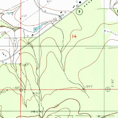United States Geological Survey Campti, LA (1996, 24000-Scale) digital map