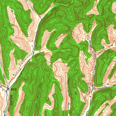 United States Geological Survey Campton, KY (1961, 24000-Scale) digital map