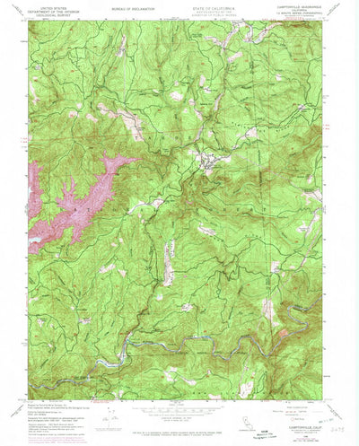 United States Geological Survey Camptonville, CA (1948, 24000-Scale) digital map