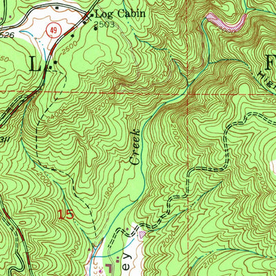 United States Geological Survey Camptonville, CA (1948, 24000-Scale) digital map