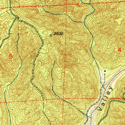 United States Geological Survey Camptonville, CA (1950, 24000-Scale) digital map