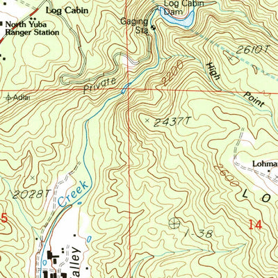 United States Geological Survey Camptonville, CA (1995, 24000-Scale) digital map