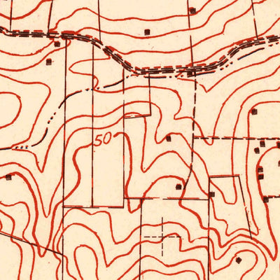 United States Geological Survey Camuy NE, PR (1950, 10000-Scale) digital map