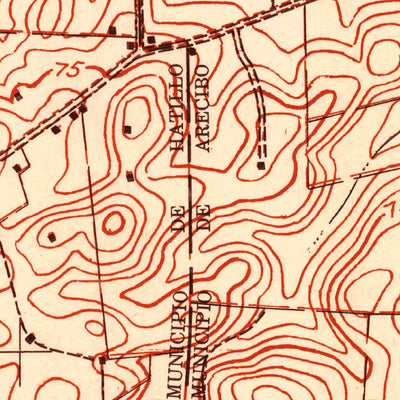 United States Geological Survey Camuy NE, PR (1950, 10000-Scale) digital map