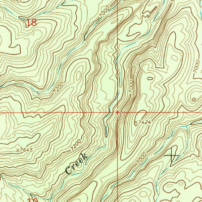 United States Geological Survey Canaan Creek, UT (1964, 24000-Scale) digital map