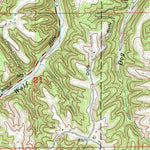 United States Geological Survey Canaan, IN (1971, 24000-Scale) digital map