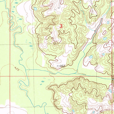 United States Geological Survey Canaan, MS-TN (1982, 24000-Scale) digital map