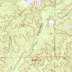 United States Geological Survey Canaan, MS-TN (1982, 24000-Scale) digital map