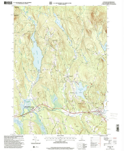 United States Geological Survey Canaan, NH (1995, 24000-Scale) digital map
