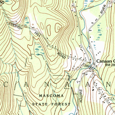 United States Geological Survey Canaan, NH (1995, 24000-Scale) digital map