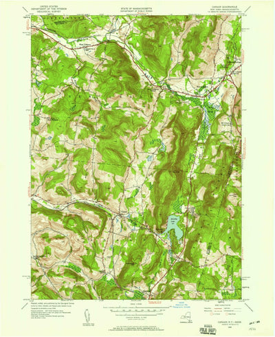 United States Geological Survey Canaan, NY-MA (1946, 24000-Scale) digital map