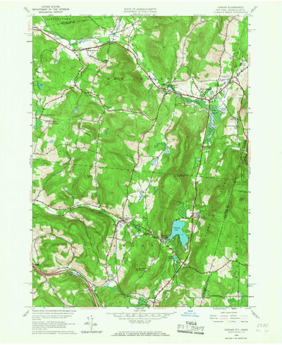 United States Geological Survey Canaan, NY-MA (1959, 24000-Scale) digital map