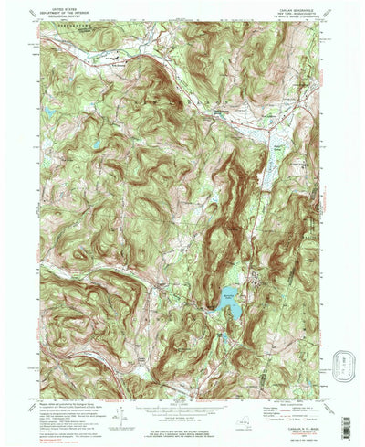 United States Geological Survey Canaan, NY-MA (1973, 24000-Scale) digital map