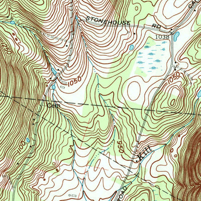 United States Geological Survey Canaan, NY-MA (1973, 24000-Scale) digital map