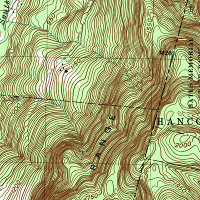United States Geological Survey Canaan, NY-MA (1973, 25000-Scale) digital map