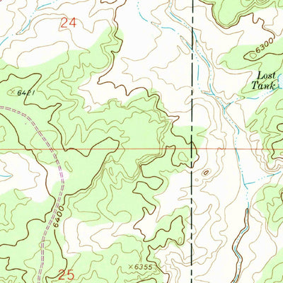 United States Geological Survey Canada Calladita, NM (1961, 24000-Scale) digital map