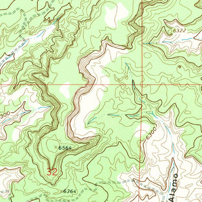 United States Geological Survey Canada Calladita, NM (1961, 24000-Scale) digital map