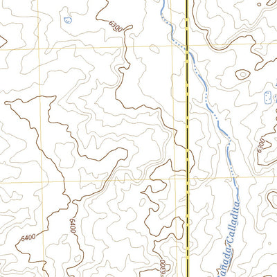 United States Geological Survey Canada Calladita, NM (2023, 24000-Scale) digital map