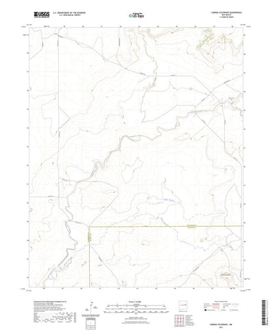 United States Geological Survey Canada Colorado, NM (2023, 24000-Scale) digital map