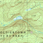 United States Geological Survey Canada Falls Lake, ME (1989, 24000-Scale) digital map