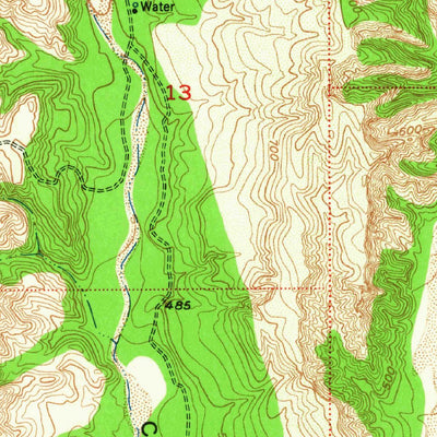 United States Geological Survey Canada Gobernadora, CA (1948, 24000-Scale) digital map