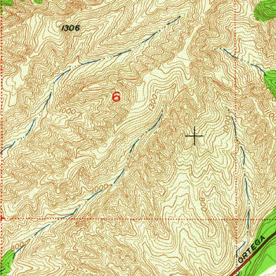 United States Geological Survey Canada Gobernadora, CA (1948, 24000-Scale) digital map