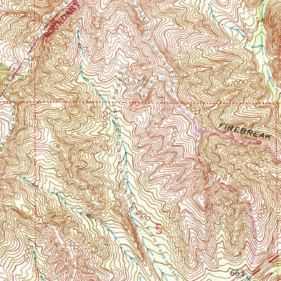 United States Geological Survey Canada Gobernadora, CA (1968, 24000-Scale) digital map