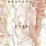 United States Geological Survey Canada Gobernadora, CA (1997, 24000-Scale) digital map