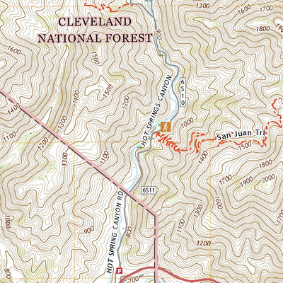 United States Geological Survey Canada Gobernadora, CA (2022, 24000-Scale) digital map