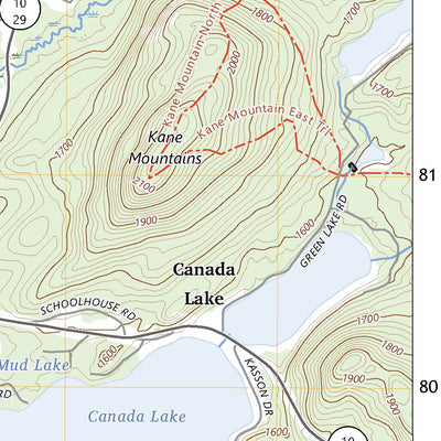 United States Geological Survey Canada Lake, NY (2023, 24000-Scale) digital map