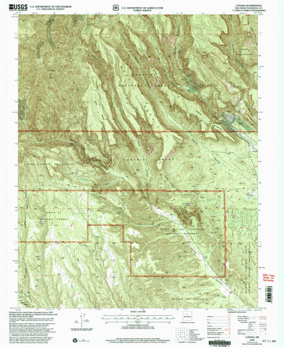 United States Geological Survey Canada, NM (2002, 24000-Scale) digital map