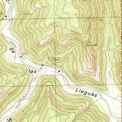 United States Geological Survey Canada Ojitos, NM (1983, 24000-Scale) digital map
