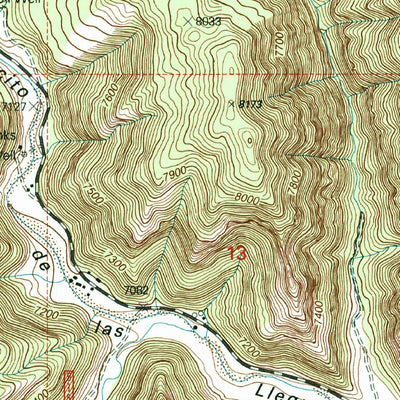 United States Geological Survey Canada Ojitos, NM (2002, 24000-Scale) digital map