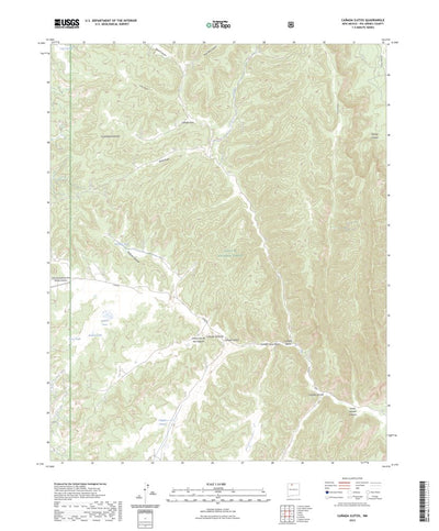 United States Geological Survey Canada Ojitos, NM (2023, 24000-Scale) digital map