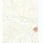 United States Geological Survey Canadian West, TX (1972, 24000-Scale) digital map
