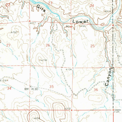 United States Geological Survey Canador Peak, NM (1959, 62500-Scale) digital map