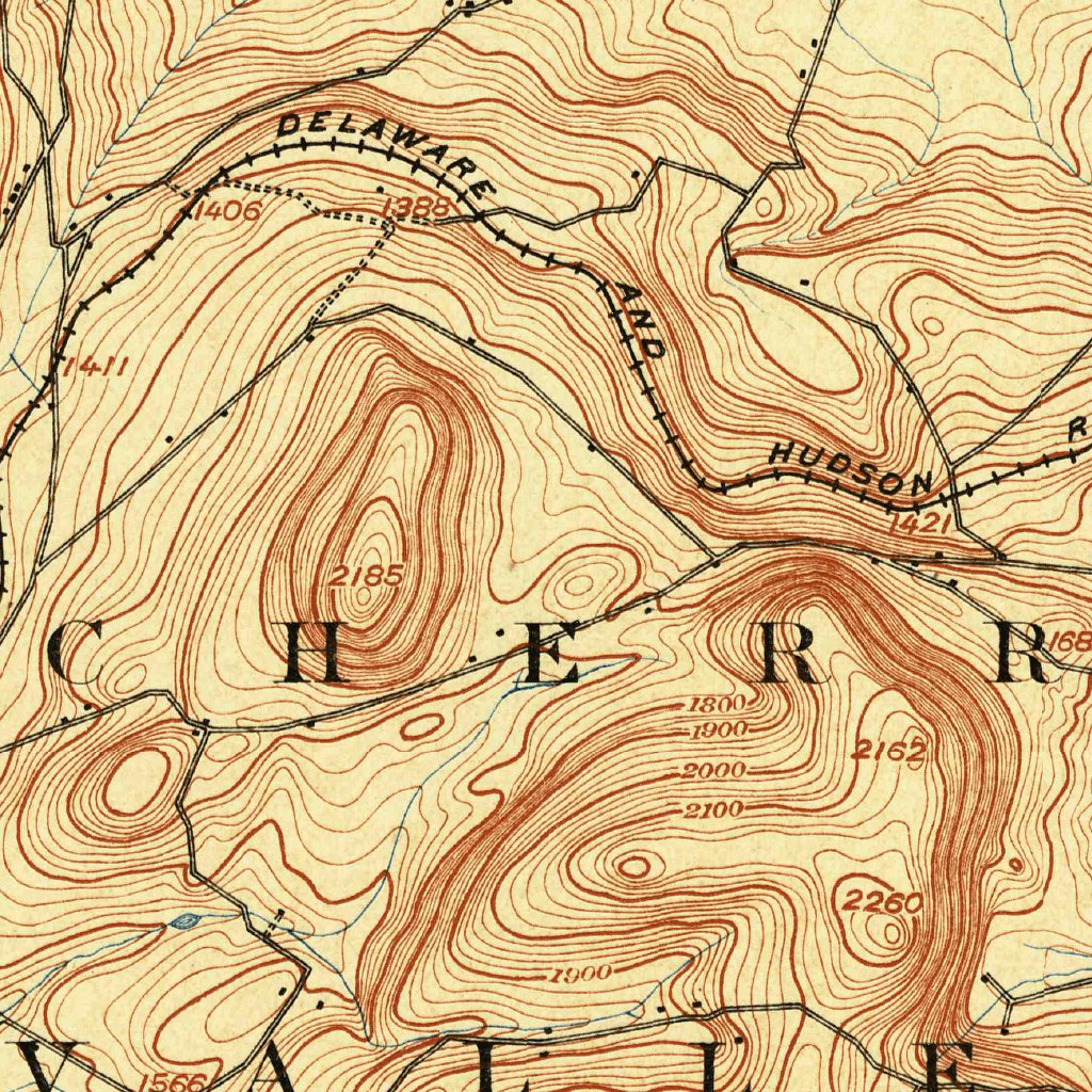 Canajoharie, NY (1900, 62500Scale) Map by United States Geological